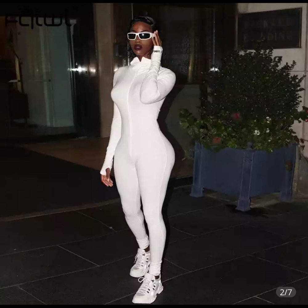 White jumpsuit size M